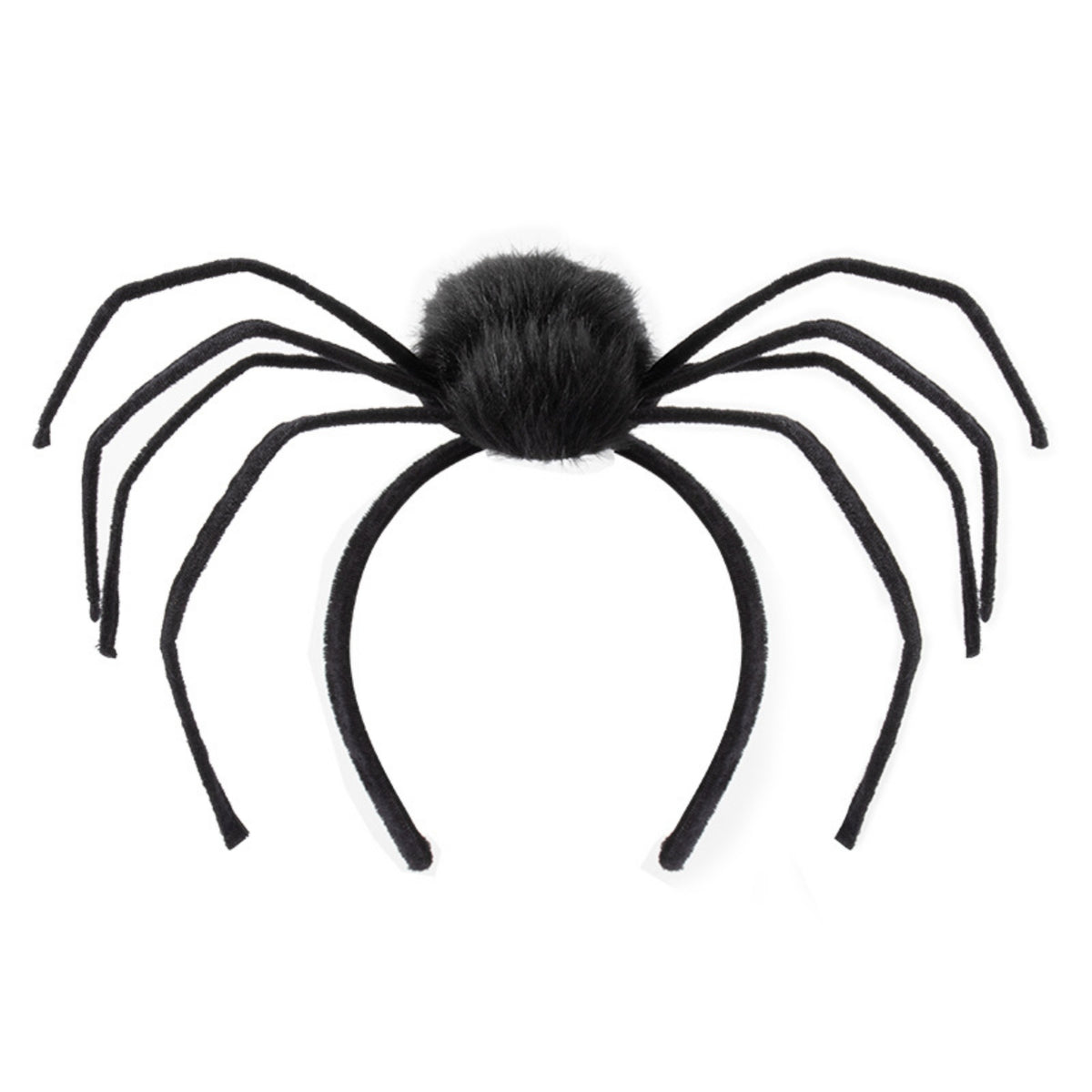 Halloween Spider Headband Black Spider Hairband Spooky Costume Headwear Handmade for Cosplayers, Cosplay