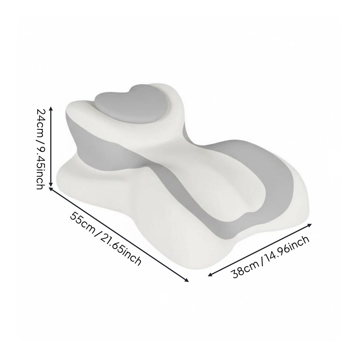 Prone Sleeping Pillow Multi-Functional Prone Sleeper Pillow Ergonomic Design Postural Support Cushion for Floor