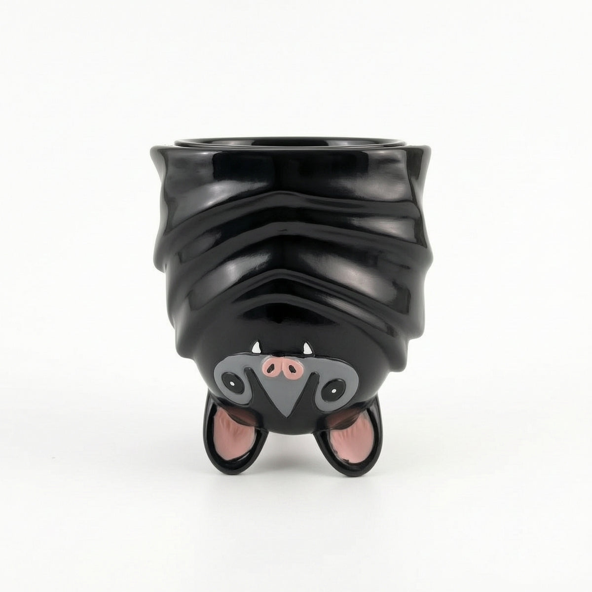 Nocturnal Creature Mug Molded Nocturnal Creature-Shaped Mug Novelty Drinkware for Goth Culture Enthusiasts, Collectors, Desk, Office, Dorm