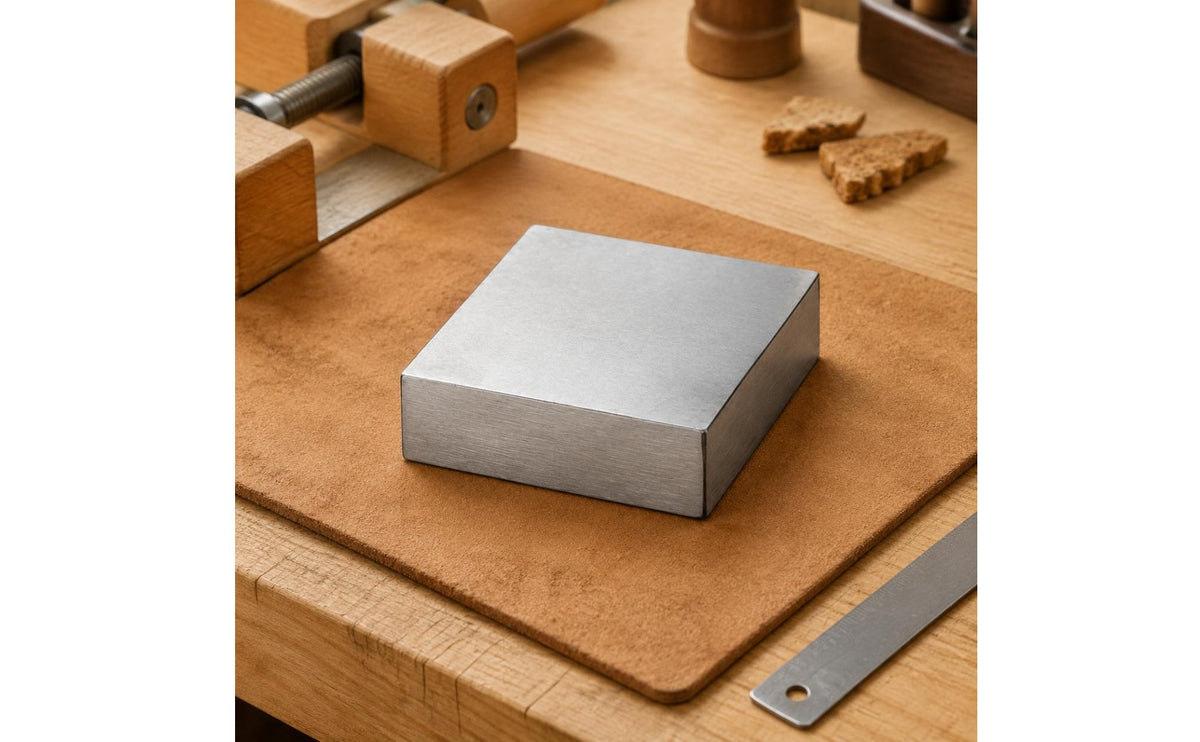 Sturdy Square Steel Anvil Block for Jewelry Making