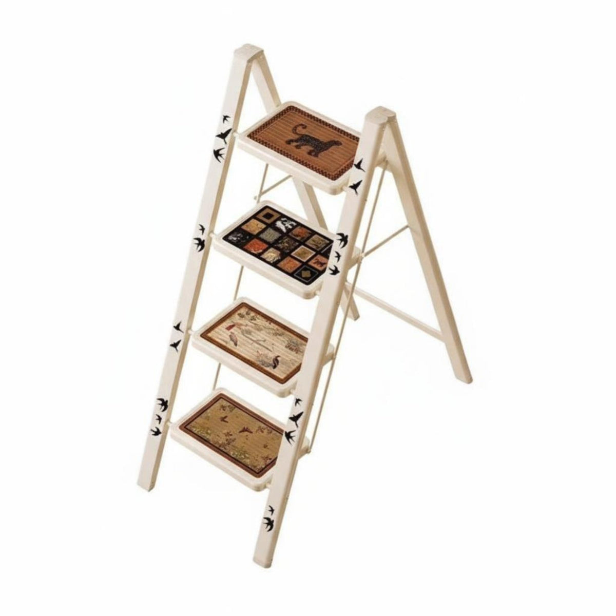Floor-Standing Multi-Tier Plant Stand Step Design Tiered Pot Rack Space-Saving Flower Shelf Sturdy and long-lasting for Apartment Dwellers, Home Decorators, Homeowners, Balcony, Living Room, Indoor, Bedroom