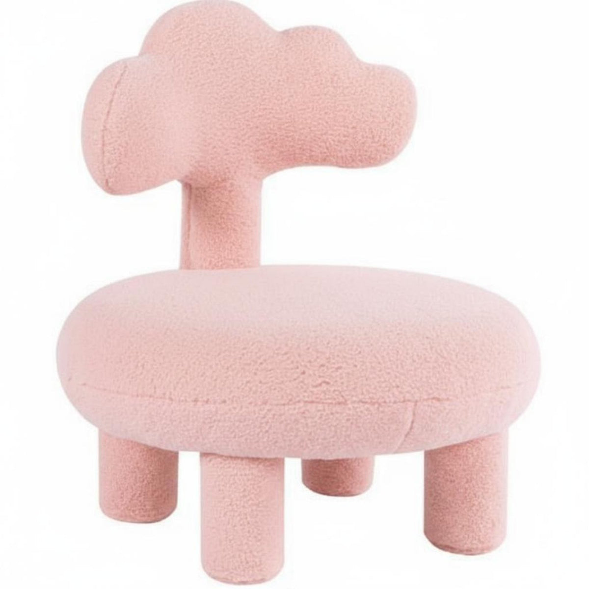 Nordic Inspired Cozy Upholstered kids' Chair Soft Texture Bow-Back Accent Chair Adorable Design children's Furniture Lightweight and Portable for Toddlers, Preschoolers, Parents, Nursery, Living Room, Kindergarten, Reading Nook