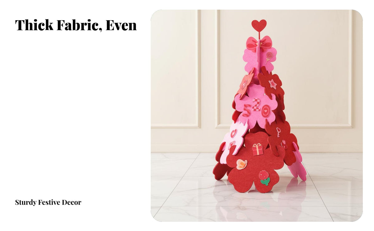 Money Tree, Christmas Tree, Valentine's Day Decor, Fabric Table Centerpiece for Wedding, Romantic Ambience