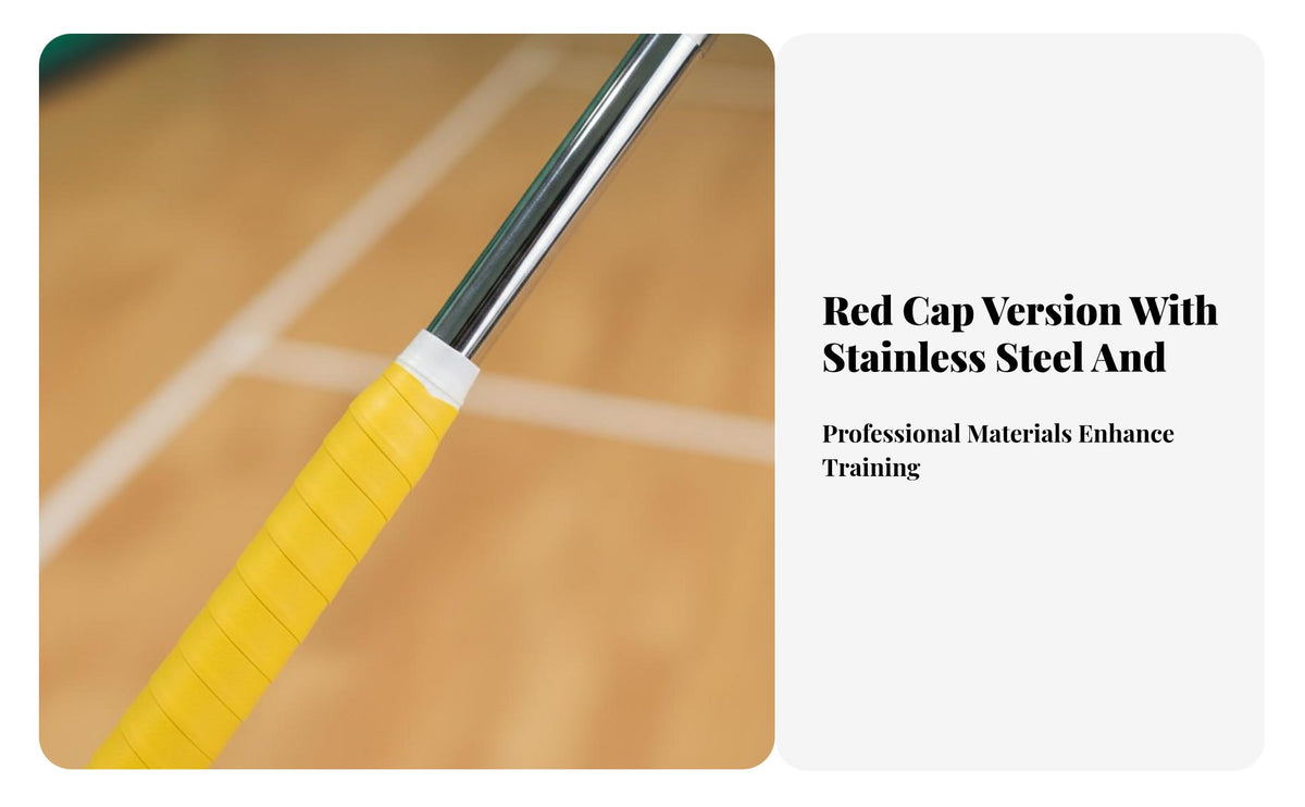 Badminton Swing Practice Aid Sturdy Construction Badminton Power Training Stick Swing Power Practice Aid Adjustable Weight