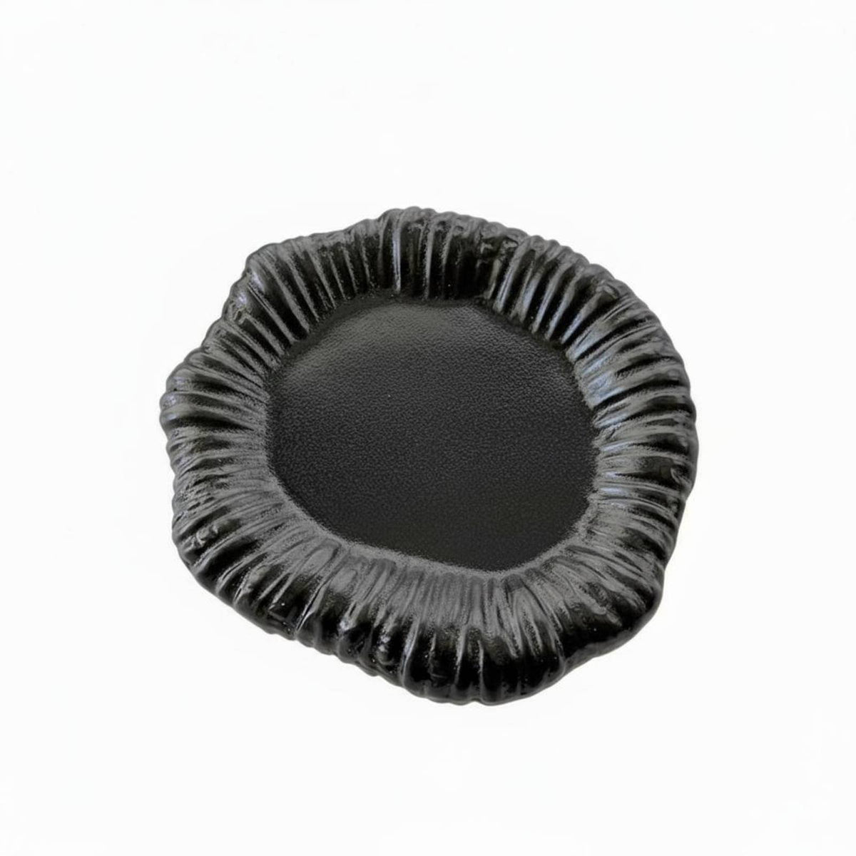 Matte Finish Sculptural collect-all Minimalist aesthetic Irregular Shaped Dish Functional Decor Display Tray distinctive Shape for Design aficionados, Gift Givers, Entryway, Dressing Table, Bedroom, Desktop