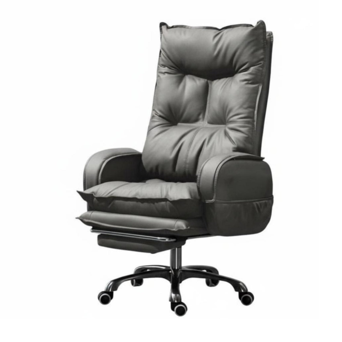 Reclining Function Highspine managerial Chair Adjustable Height Highspine managerial rotating Chair Ergonomic Design Office Furniture effortlessRolling casters for managerials, Professionals, Students, Study Room, Working