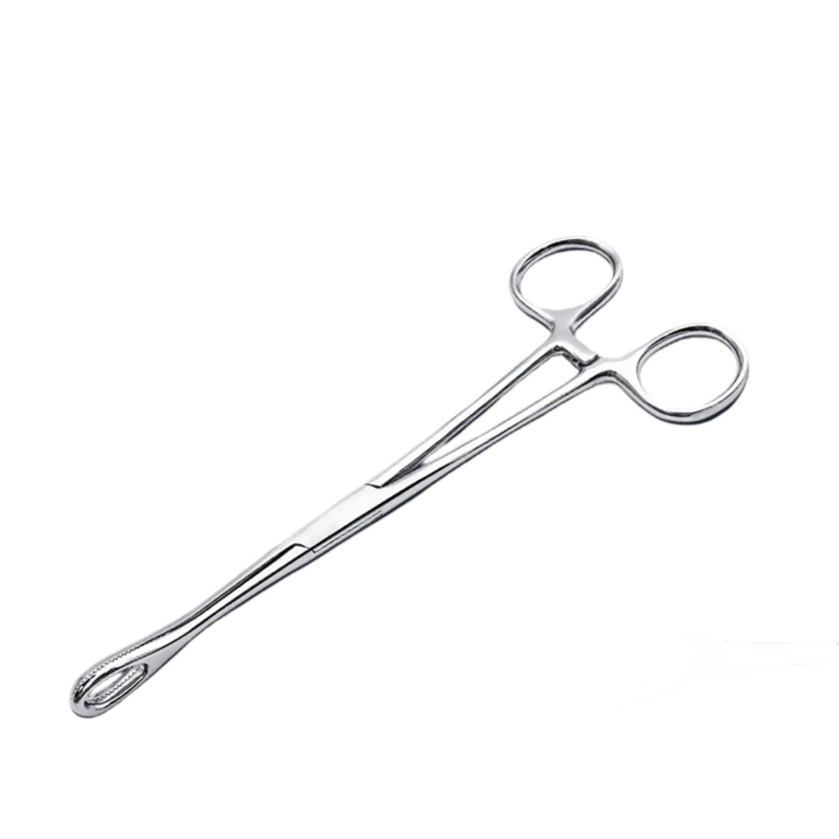 Clamping Forceps Stainless Steel Sponge Clamp Loop-Handled-Handled Forceps Long Slender