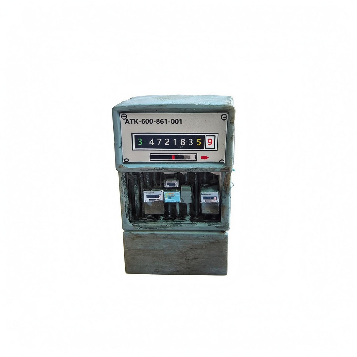 Electric Utility Cabinet Miniature 1:64 Scale Futuristic-Industrial Utility Cabinet Model Handmade