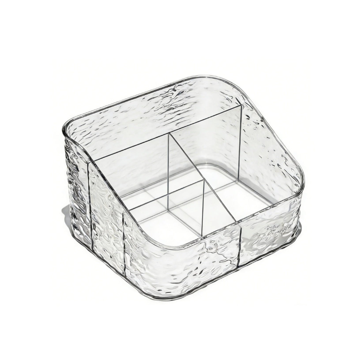 Multi-Compartment Makeup Tray Large Capacity Multi-Compartment Clear container