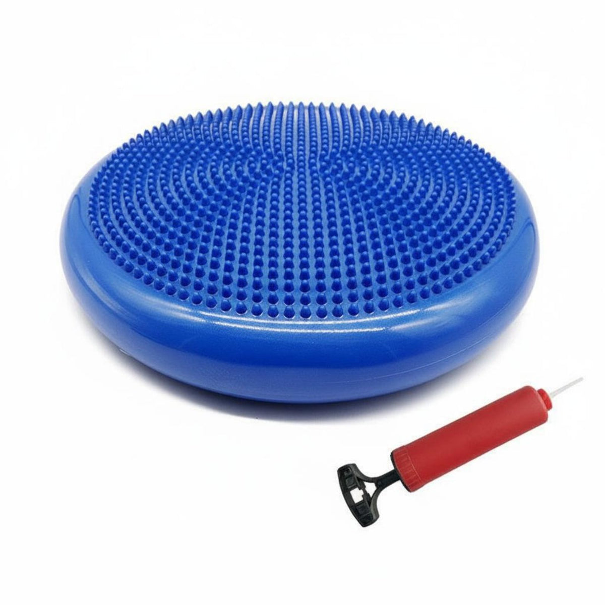 Non-Slip Inflatable Balance Disc Two-Sided-Sided Texture Balance Disc Improves Posture for Children, Athletes, Rehabilitation Training, Gym