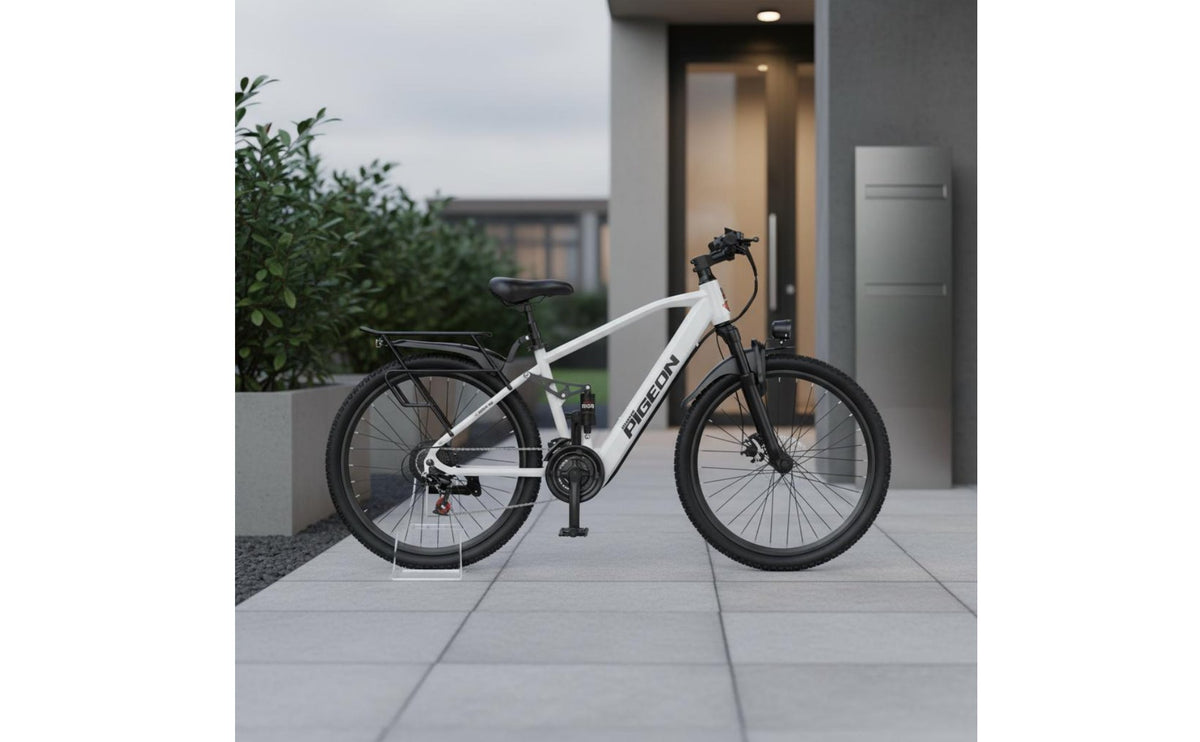 26 Inch Electric Mountain Bike Disc Brakes Pedal Assist Mountain Bike Digital Screen Display for Adults, Commuting, Outdoor