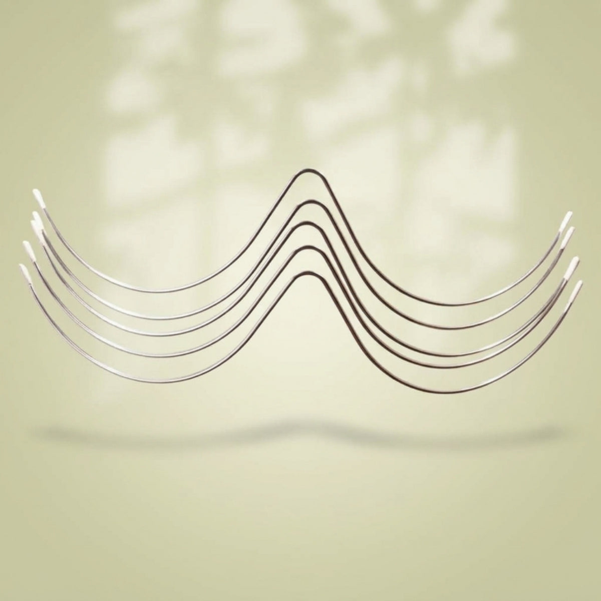 W Shaped Underwire Easy to Use Stainless Steel Bra Wire Coated Tips