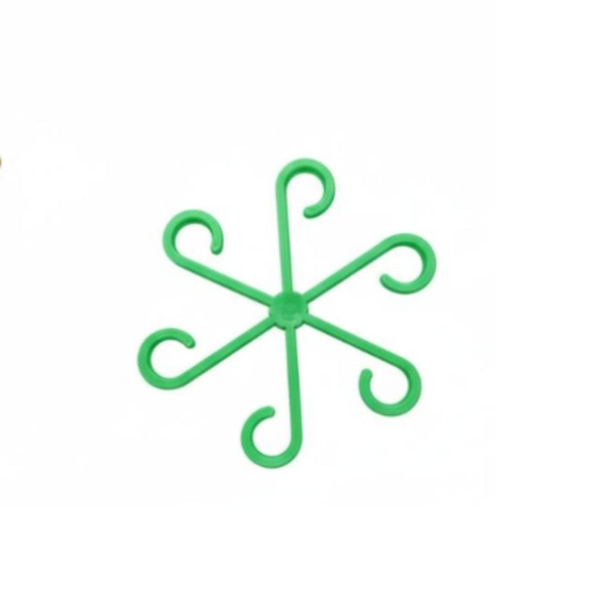 Promotes Vertical Growth Anti-Lodging Plant Bracket Reusable Stem Gathering Holder Thickened Design Plant Stem Support Loop Rust-Resistant for Hydroponics, Potted Plants