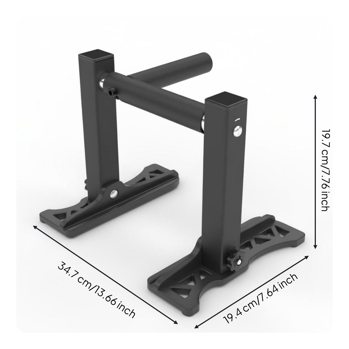Adjustable Door Frame Pull-up Bar Multifunctional Stable Base Floor Press-up Handle for Indoor