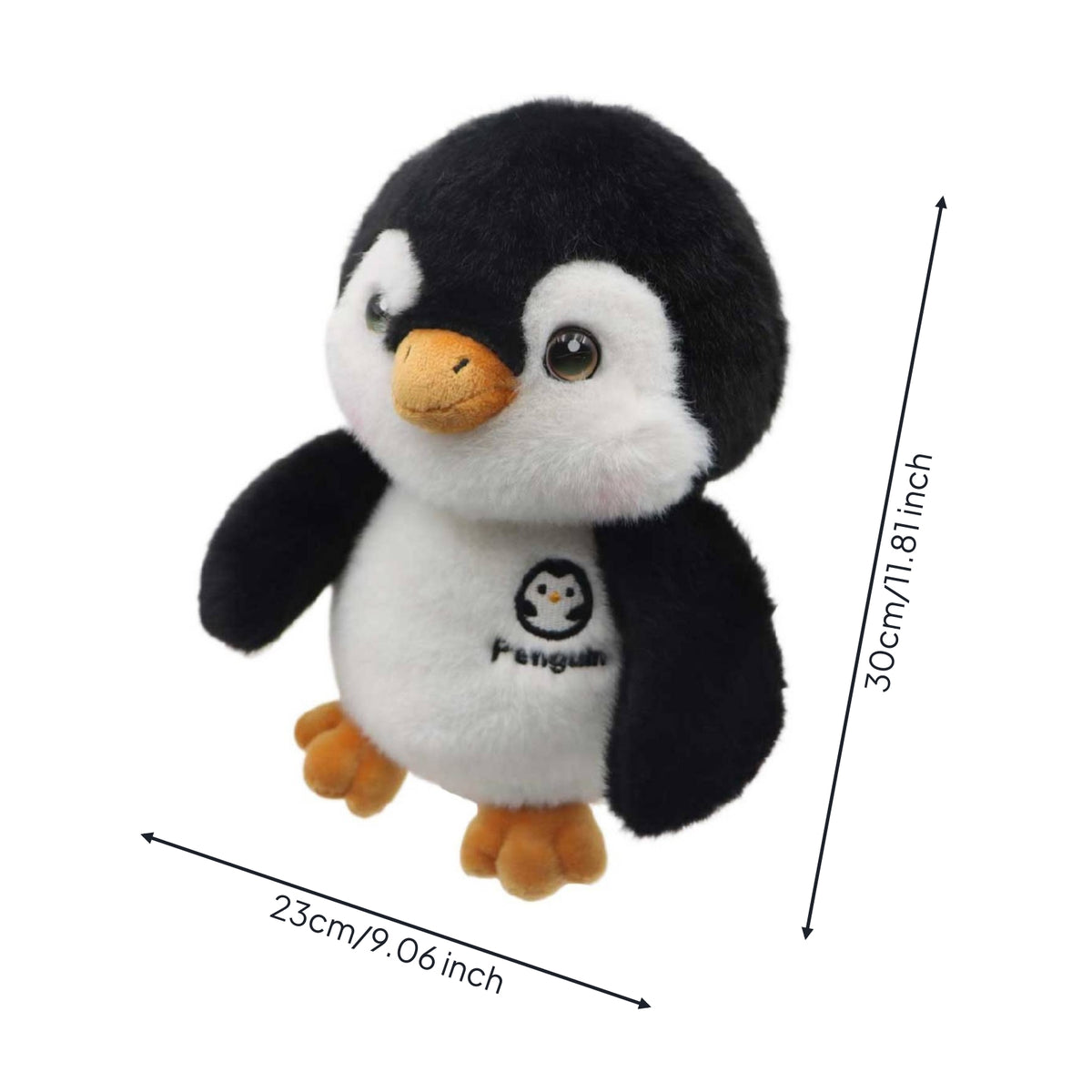 Furry Driver Headcover Penguin Driver Head Cover Furry Penguin Golf Cover Realistic Design