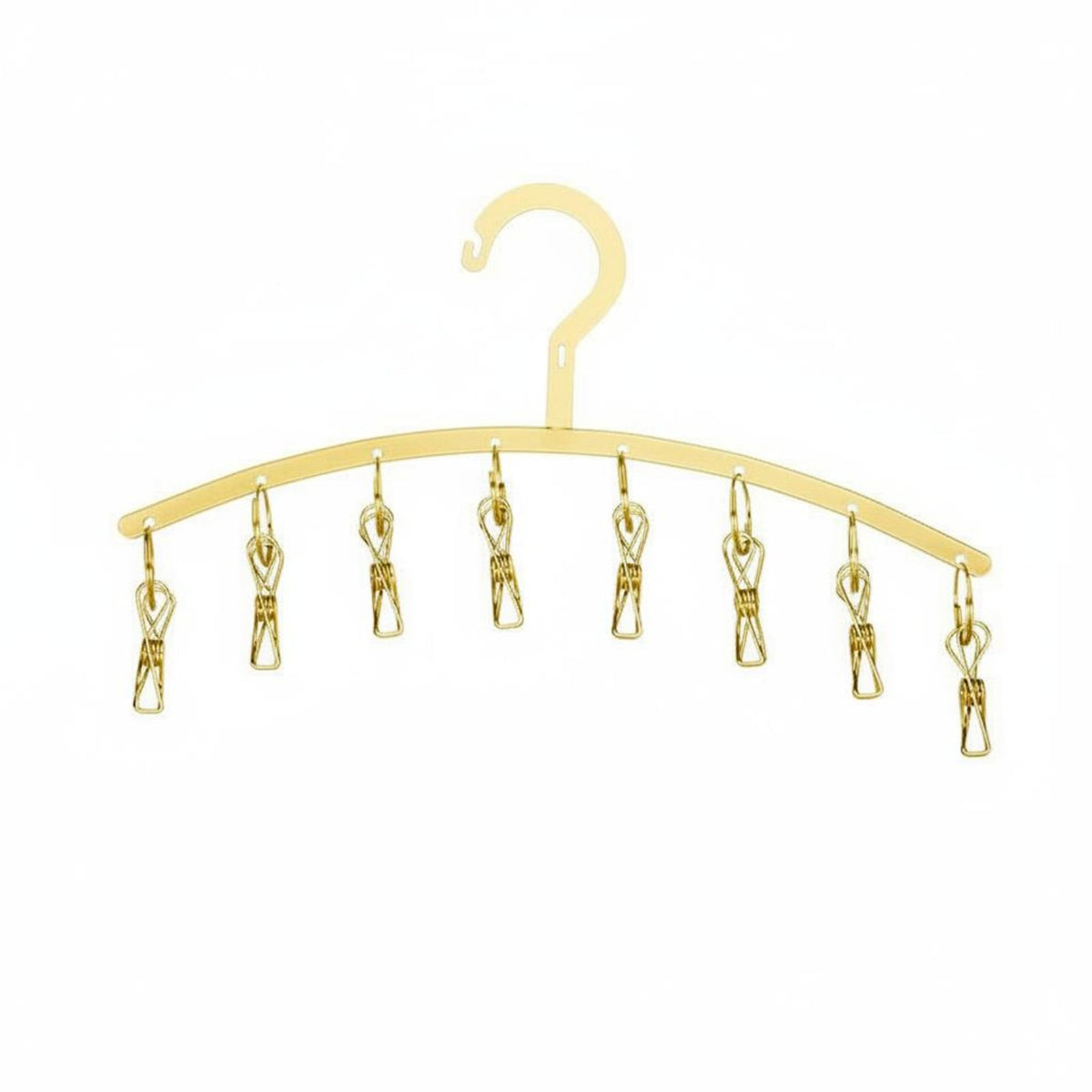 Curved-Shaped Sock Dryer Rust-Resistant Multi-Fastener Sock Hanger Laundry Clamp Hanger Rustproof Stainless Steel Clothes Drying