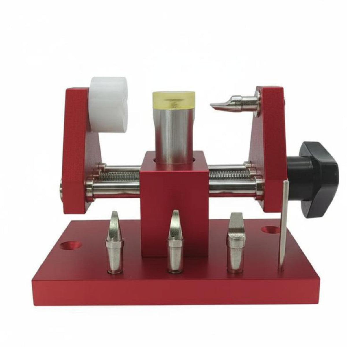Watch Case Opening Tool Pressing Wheel Adjustable Case Opener Steel Bits Watch Replacement Tool