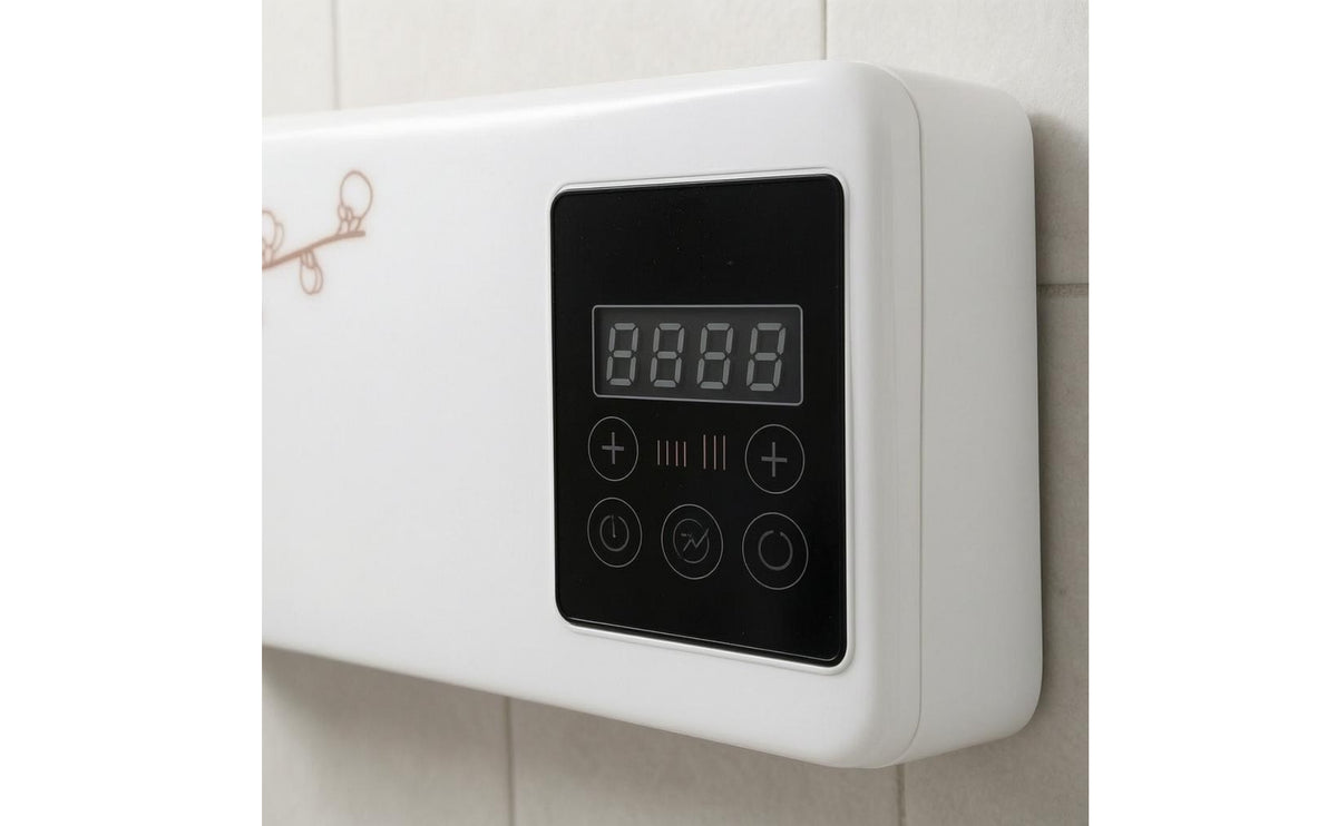 Digital Control Panel Indoor Cooling and Heating Unit Front Grille Wall-Mounted Air Conditioner Modern Design Air Conditioner Heater Combo Two-in-oneUse for Bedroom, Bathroom