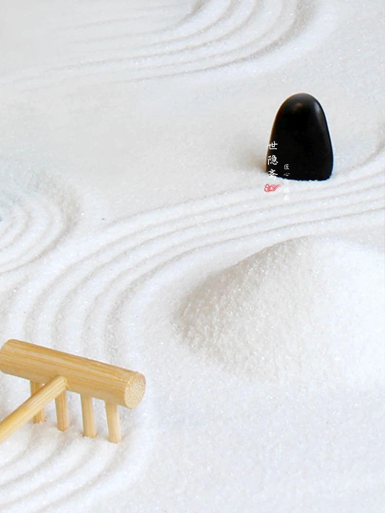 Zen Garden Natural Stacked Stones for Micro Landscape and Sand Tray Decor