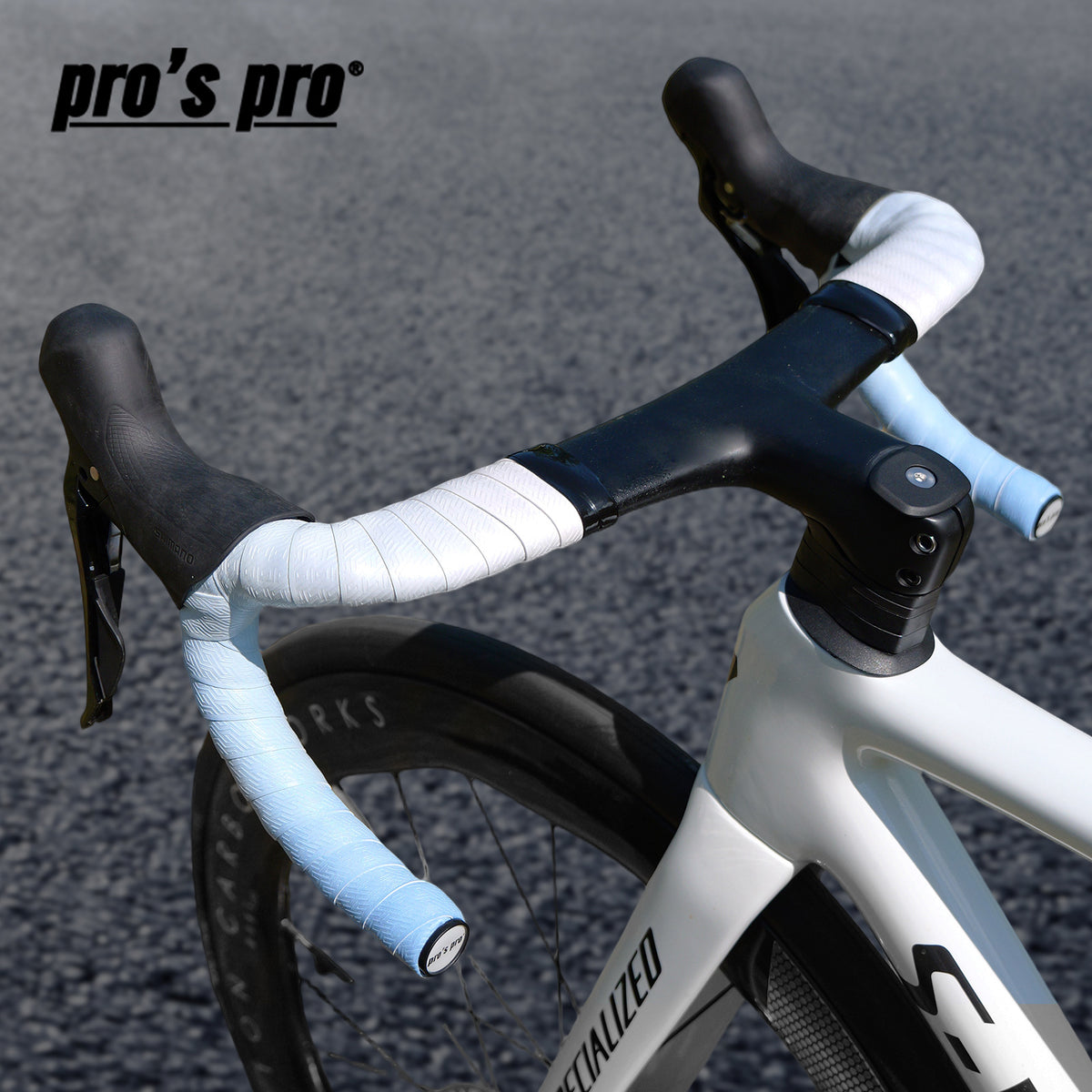 Road Bike Handlebar Tape Gradient Color Anti-slip Breathable Cycling Accessory