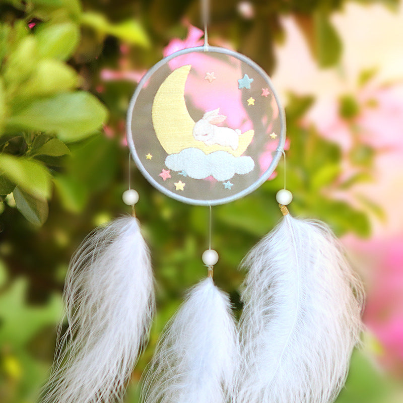 DIY Embroidered Dream Catcher Wind Chime Kit for Beginners