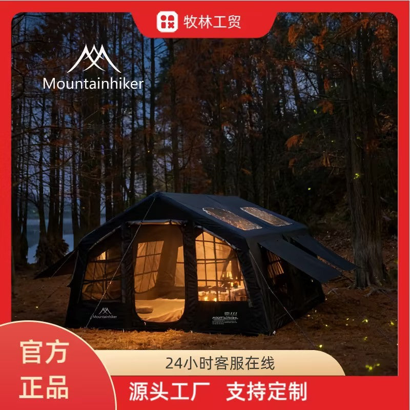Shanzhike 13.6㎡ Inflatable Outdoor Camping Tent Large Capacity Waterproof