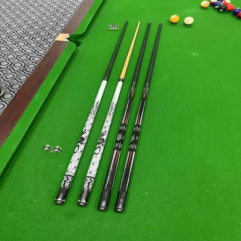 Carbon Fiber Billiard Cue Stick for Chinese Eight-Ball and American Nine-Ball Pool
