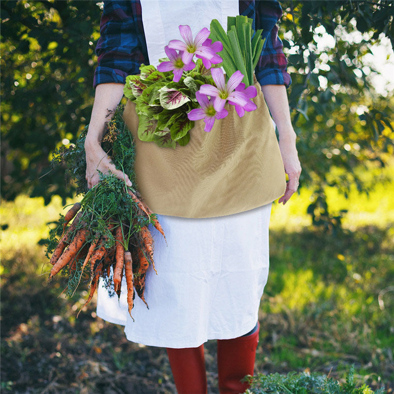 Outdoor Foraging Pouch Garden Harvest Bag Fruit Picking Waist Tool Bag Portable Travel Essential