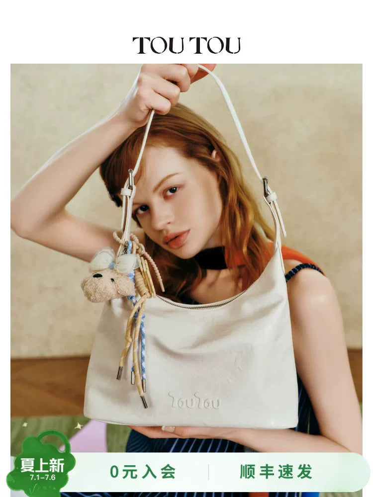TOUTOU Hobo Tote Bag Large Capacity Shoulder Crossbody Bag for Women