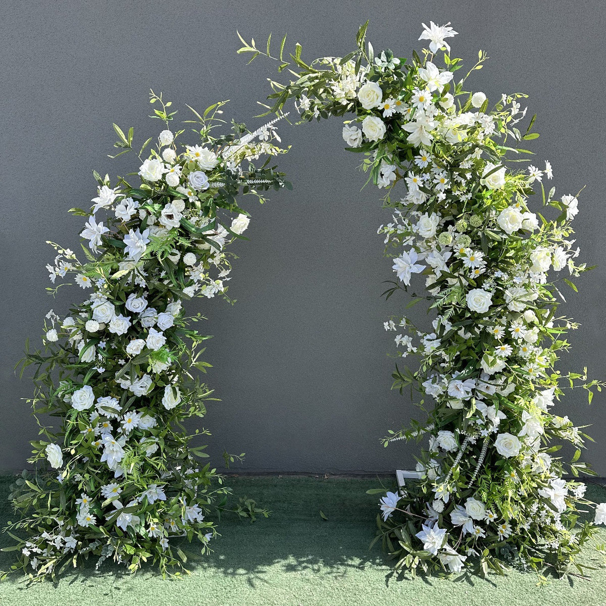 Wedding Arch Flower Stand Iron Art Backdrop Decoration for Outdoor Ceremonies