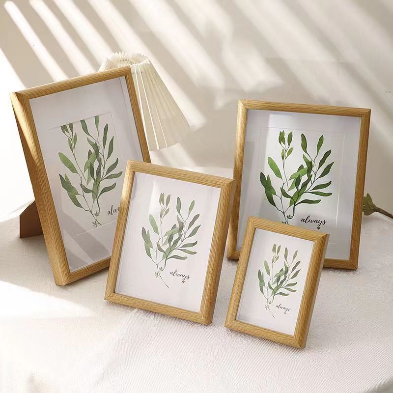 3D Hollow Wooden Photo Frame Wall Mount Tabletop for Photos Calligraphy Artwork A3 A4 5-8 Inch
