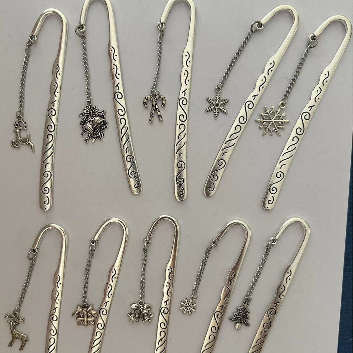 Creative Metal Bookmark for Christmas & Halloween Gifts