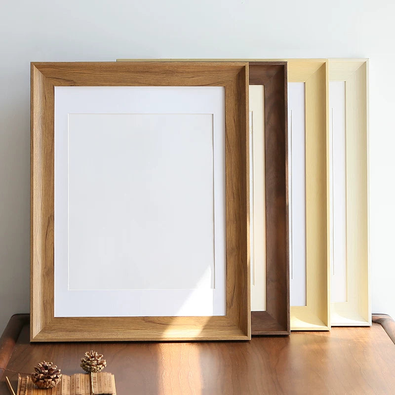 American Retro Style Empty Picture Frame for Wall Mounting, Art Display, and Children's Artwork