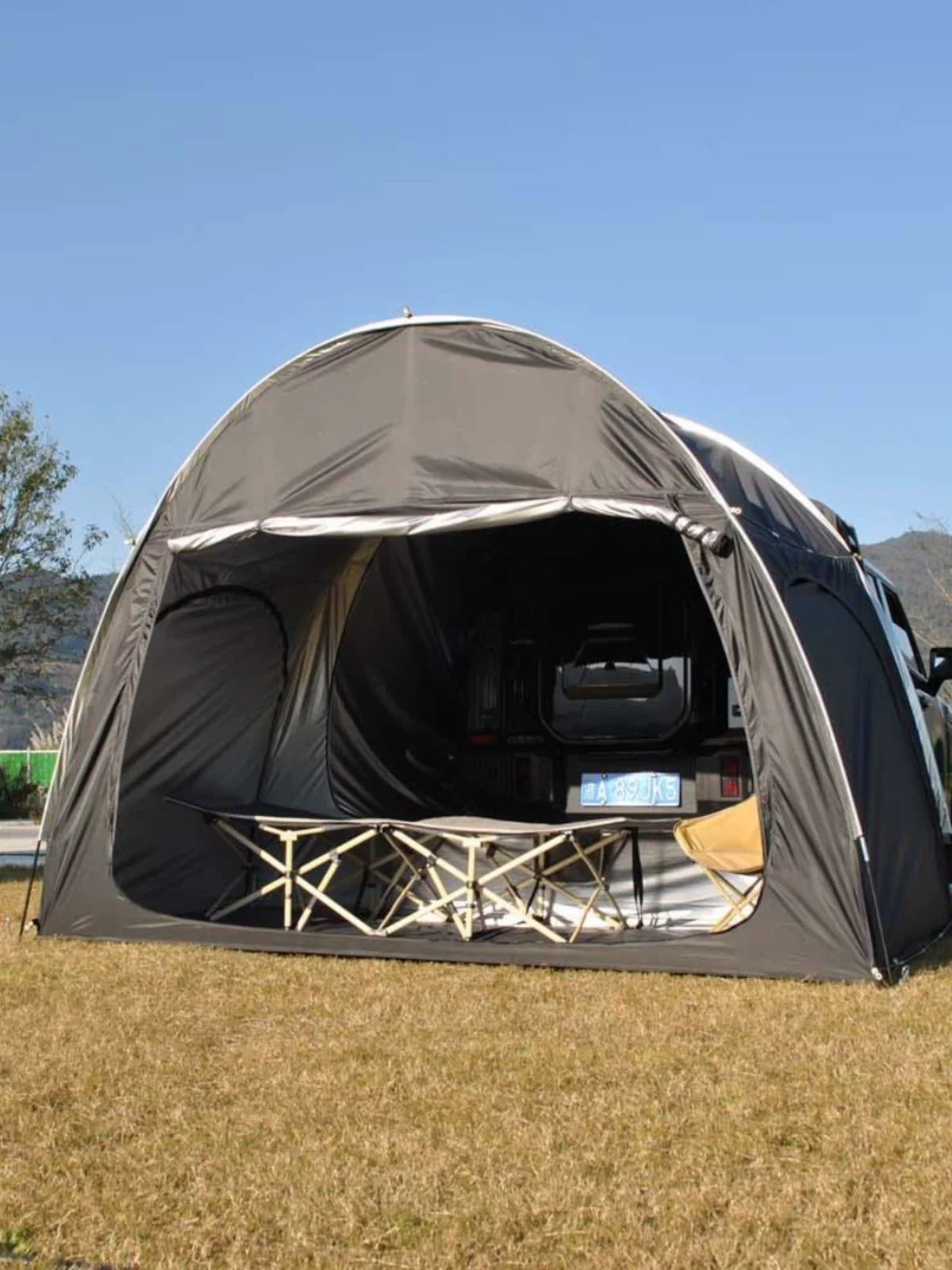 Universal Car Tailgate Tent for Camping, Waterproof UV Protection, Family Outdoor Travel