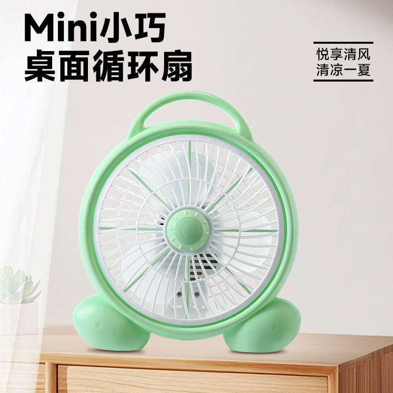 Portable Desk Fan with Handle for Office, Bedroom, Dorm, and Personal Use