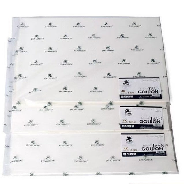 GURON 4K Pure Wood Pulp Watercolor Paper for Art Students, Medium Coarse Grain