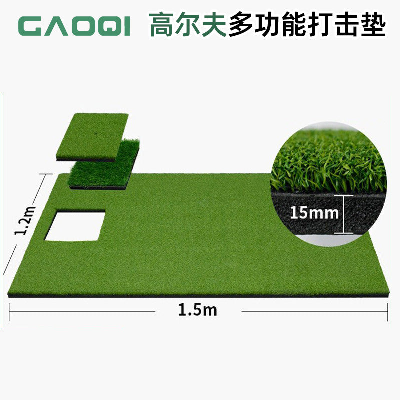 Golf Hitting Mat Multi-functional Swing Practice Pad for Golf Training Aids
