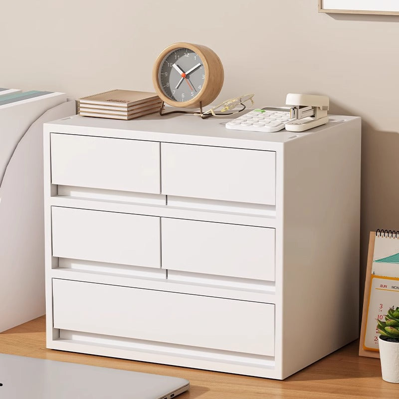 Desktop Drawer Storage Box Cosmetic Organizer A4 File Office Desk Storage Rack