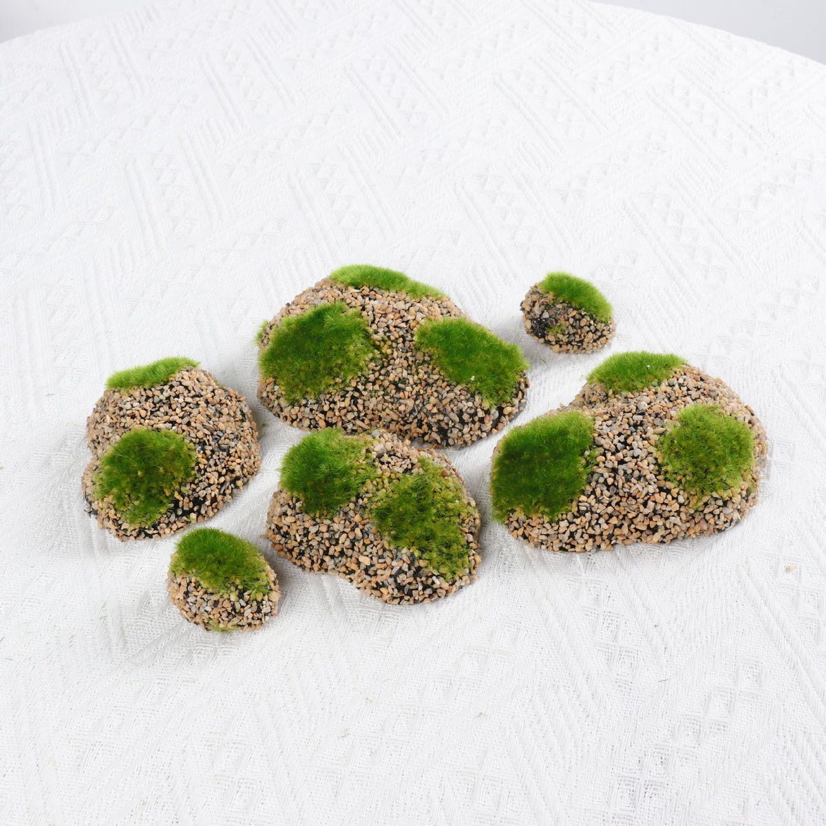 Artificial Beach Stone Set for Garden & Landscape Decoration