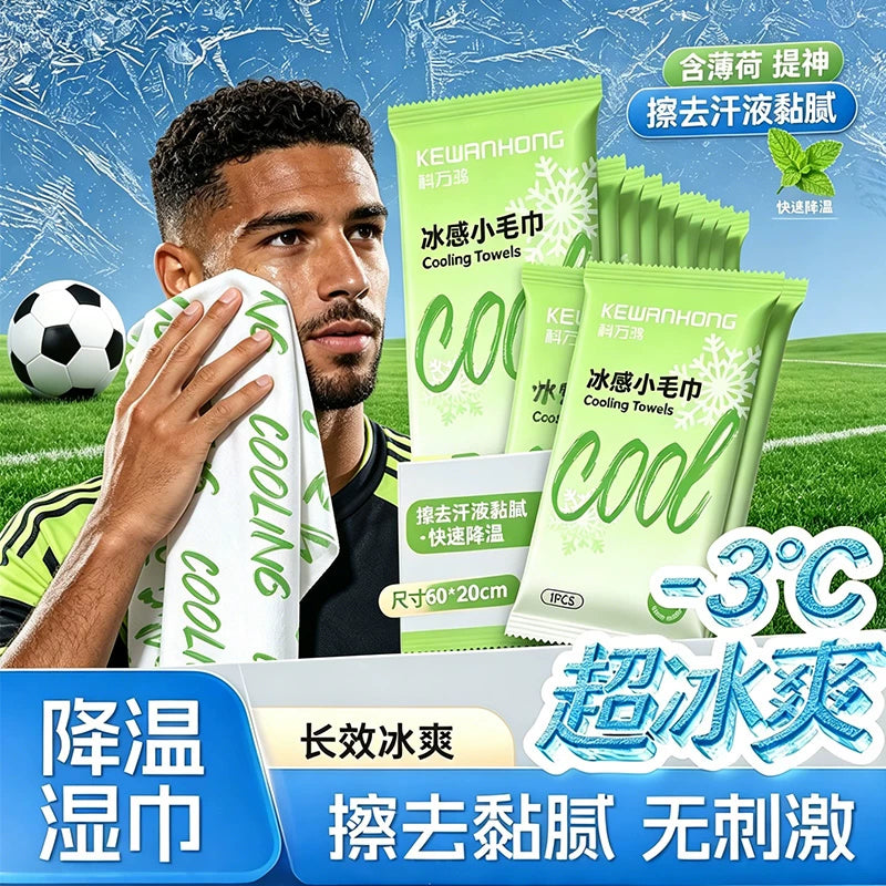 Cooling Mint Scented Towel for Sports & Outdoor Activities
