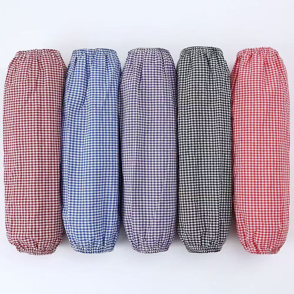 Cotton Work Sleeves for Men and Women, Long Arm Protectors for Kitchen and Labor
