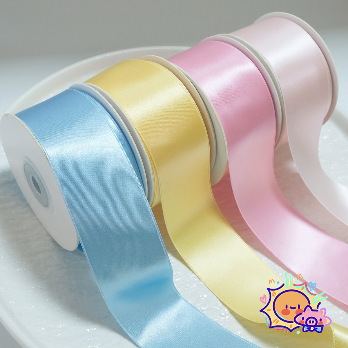Japanese Polyester Ribbon for DIY Crafts, Hair Accessories, and Gift Wrapping