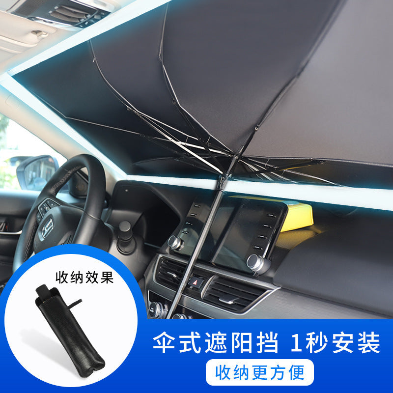 Car Windshield Sun Shade Umbrella for UV Protection and Heat Insulation