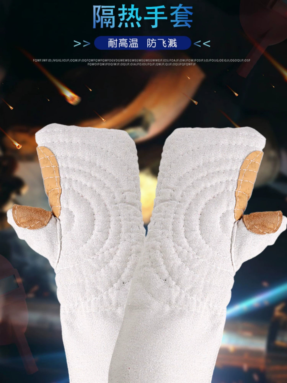 Heat Resistant Oven Mitts for Baking and Industrial Protection