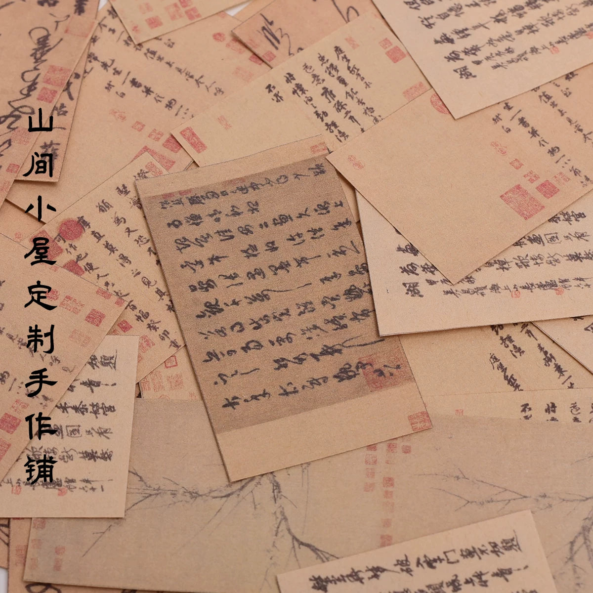 Miniature Calligraphy Paper Set for Dolls - Blythe, BJD, OB11