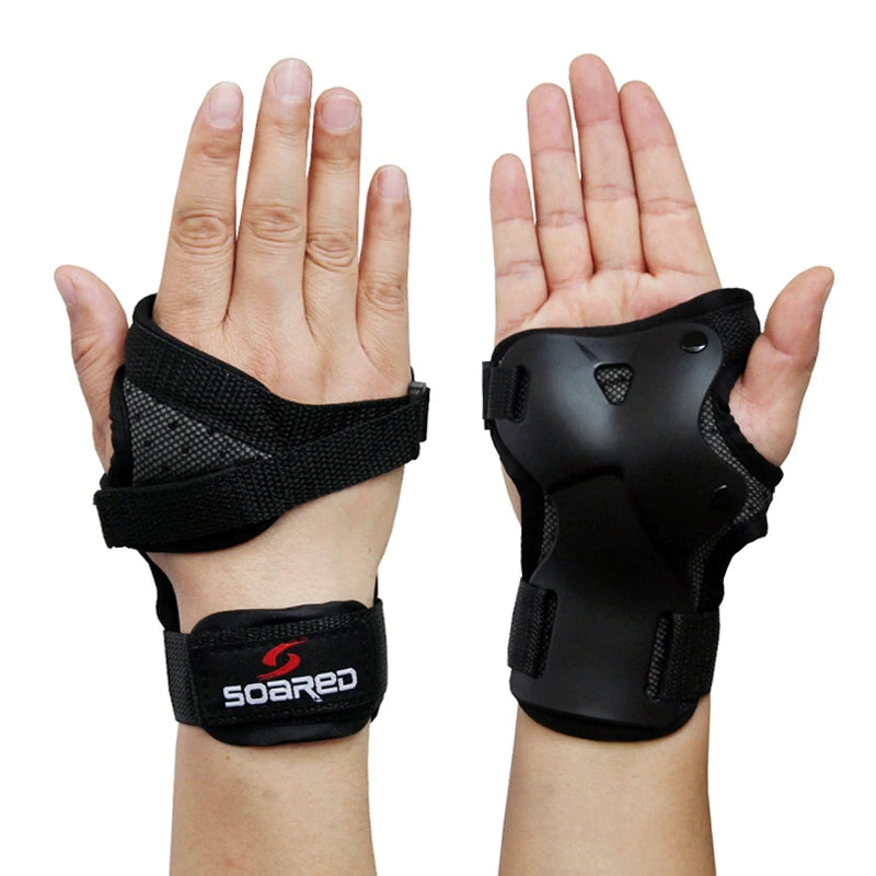 Kids' and Adults' Roller Skating Protective Gear Set for Wrist, Elbow, and Knee