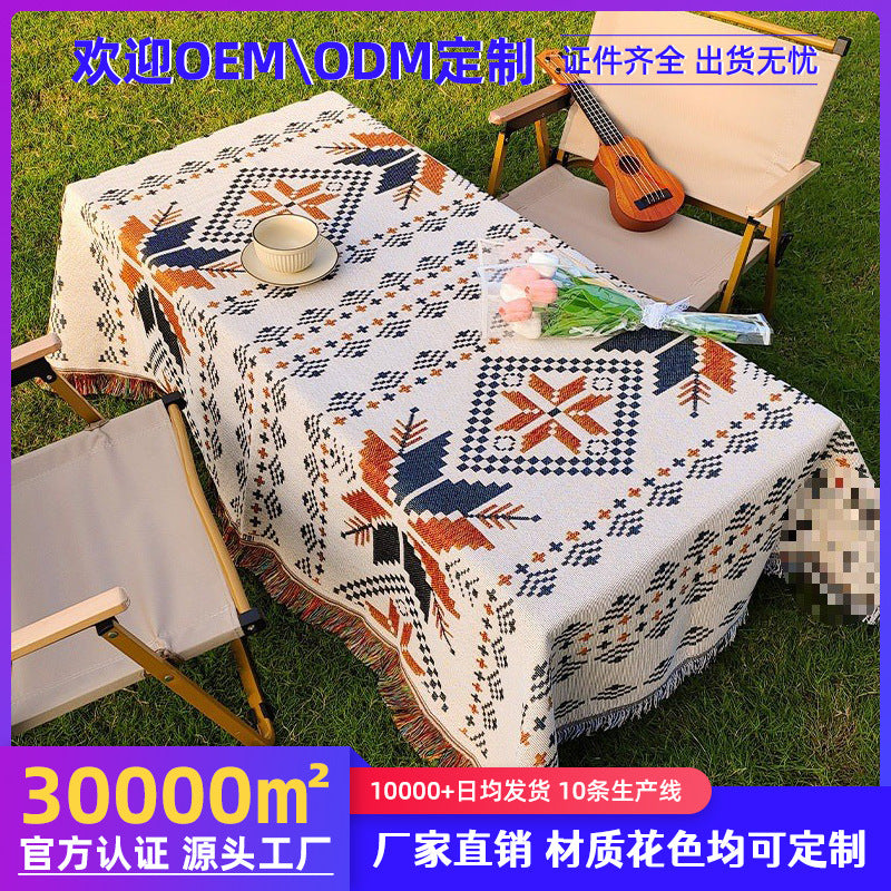 Outdoor Picnic Blanket Camping Mat Moisture-Proof Ground Cover Tablecloth