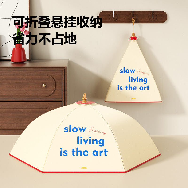 Insulated Foldable Food Cover Tent for Dining Table - Dustproof & Insect-Proof