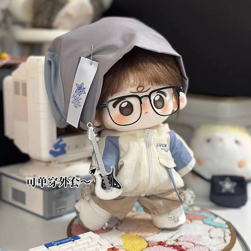20cm Cotton Doll Clothes Set - Sweet & Casual Outfits for Plush Dolls