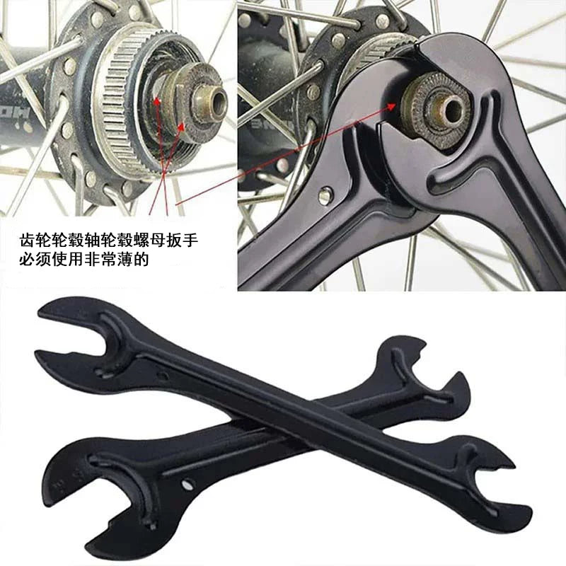 Mountain Bike Hub Cone Wrench Set 13/14/15/16mm for Disassembly, Repair, and Maintenance